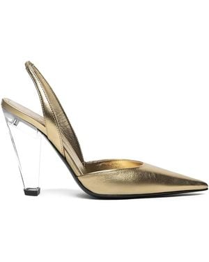 3Juin Zapatos de tacón con tira en la parte posterior - Metálico