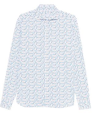 Orian Camisa Con Motivo - Blanco