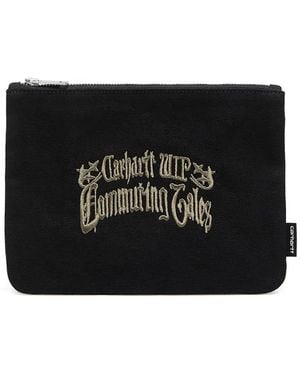 Carhartt Portafoglio Con Ricamo - Nero