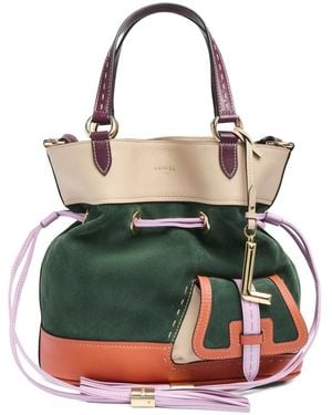 Lancel M Premier Flirt Leather Bucket Bag - Green