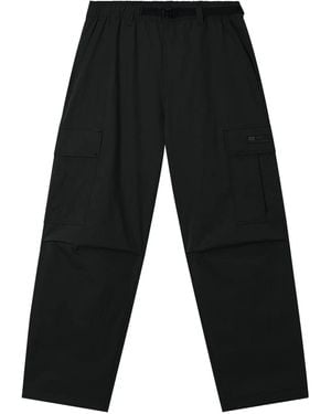 Chocoolate Pantalon Cargo À Taille Ceinturée - Noir