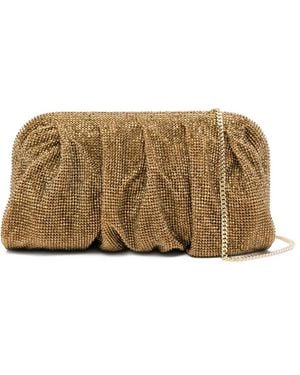 Benedetta Bruzziches Crystal Chain Tote Bag - Brown