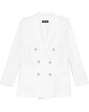 DR. HOPE Double-Breasted Blazer - White