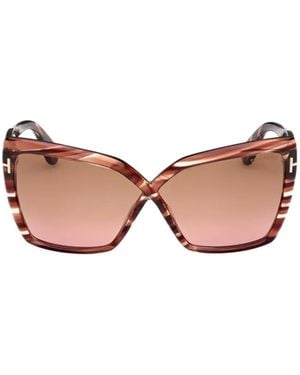 Tom Ford Fiore Cat-Eye Sunglasses - Pink