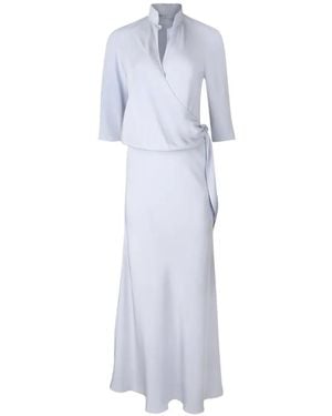 Peter Cohen Vestido estilo blusa - Blanco