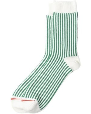 RoToTo Chaussettes À Rayures - Vert