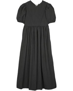 Cecilie Bahnsen Cbbodil Puffed Midi Dress - Black