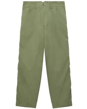 Kolor Gathered-Detail Trousers - Green