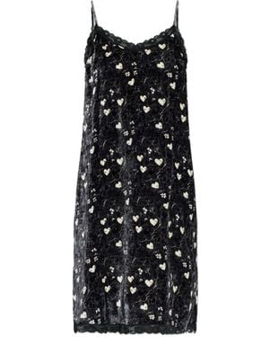 R13 Hearts Spitzenkleid - Schwarz