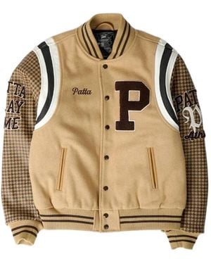 PATTA Athletic P Houndstooth-Pattern Jacket - Metallic