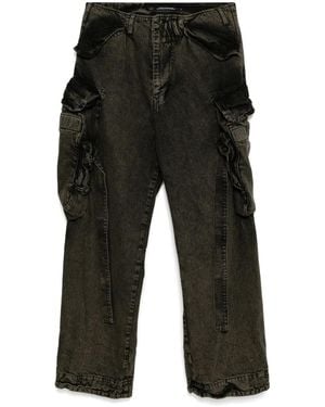 Julius Gasmask Cargo Pants - Black