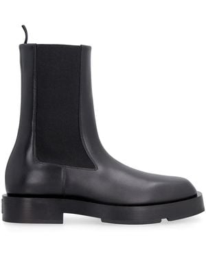 Givenchy Botines estilo Chelsea en piel negra - Negro