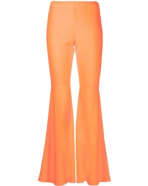 ERL Terry Flared Pants Knit Clothing - Orange