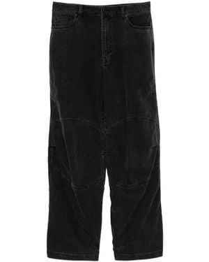 Juun.J Logo-Patch Jeans - Black