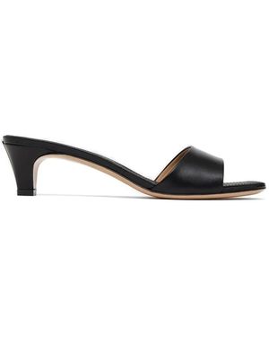 Ferragamo Leather Sandals - Black