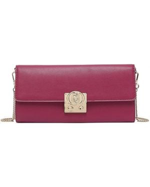 Liu Jo Logo-Plaque Medium Pouch - Purple