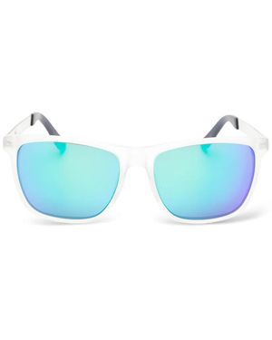 Tommy Hilfiger Square-Frame Mirrored Sunglasses - Blue