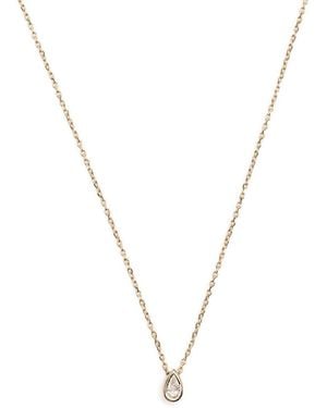 Mateo 14Kt Diamond Pendant Necklace - Metallic