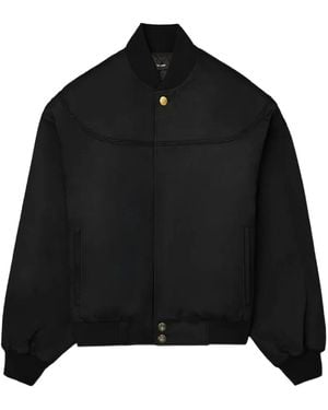 Willy Chavarria Gas Station Bomber Jacket - Black