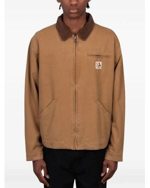 One Of These Days Prairie Canvas Bomber Jacket - Brown