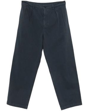 Prada Pleated-Detail Trousers - Blue