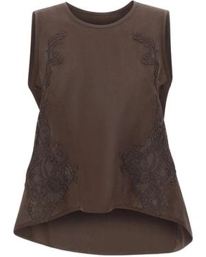 Maurizio Mykonos Embroidered Blouse - Brown