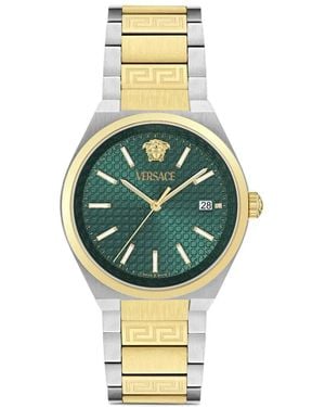 Versace V-Auria Armbanduhr 39 Mm - Mettallic