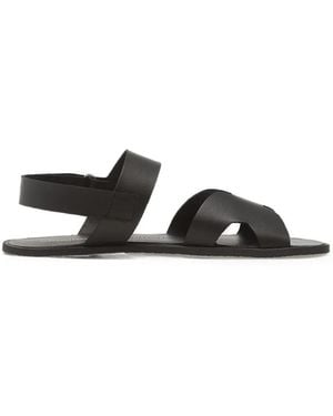 Groundies Touch-Strap Sandals - White