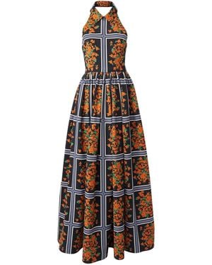 Carolina Herrera Neckholder-Abendkleid - Weiß