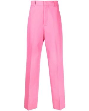 Palm Angels Sonny Straight-Leg Tailored Trousers - Pink