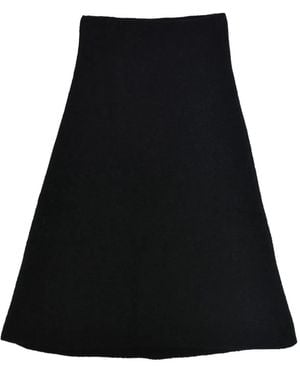 Rick Owens リブ スカーフ - ブラック