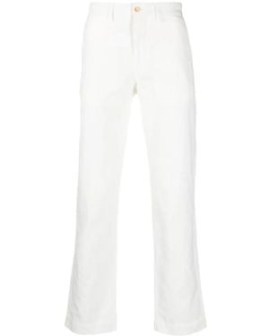 Polo Ralph Lauren Polo-Motif Straight-Leg Pants - White