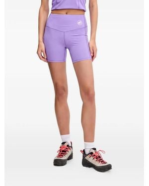 Mammut Massone Logo-Print Shorts - Viola