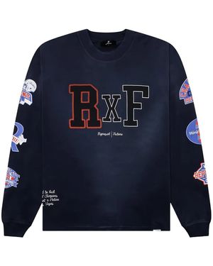 Represent Embroidered-Logo Sweatshirt - Blue
