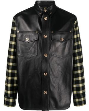 Versace Leather Shirt - Black
