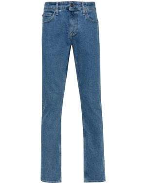 Calvin Klein Low-Rise Slim Fit Jeans - Blue