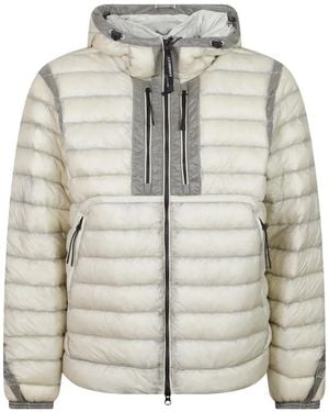 C.P. Company D.D. Shell Goggle Chest Pocket Jacket - Natural