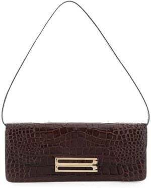 Victoria Beckham Bolso De Hombro Dorian East West - Marrón