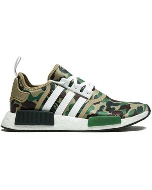adidas X Bape Nmd_R1 Camo" Trainers - Green