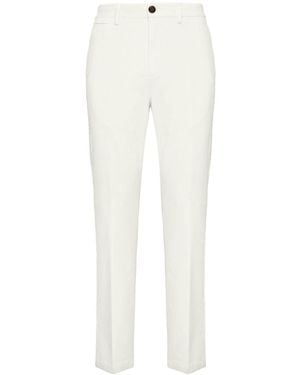 BOGGI Velvet Trousers - White