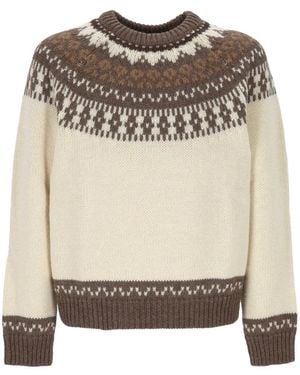 Altea Pullover Mit Fair-Isle-Muster - Natur