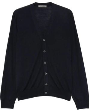 Corneliani Cardigan Mit V-Ausschnitt - Blau