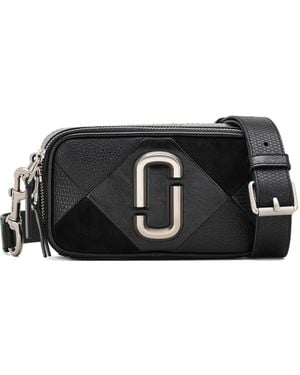 Marc Jacobs Snapshot Patchwork-Design Crossbody Bag - Black