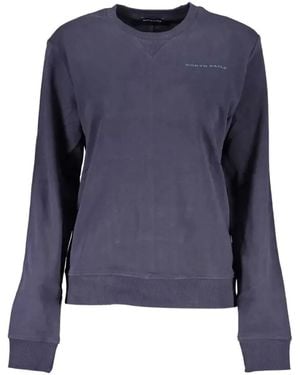 North Sails Logo-Detail Crew-Neck Sweatshirt - Blue