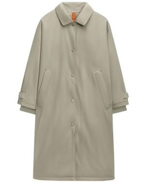 G Lab Free Press-Stud Coat - White