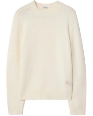 Burberry Equestrian Knight Sweater - Natural