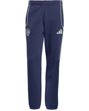 adidas Three-Stripe Embroidered Trackpants - Blue