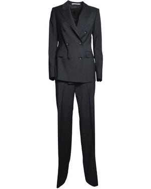 Tagliatore Traje Con Doble Botonadura - Negro