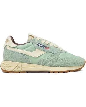 Autry Reelwind Logo-Patch Trainers - Green