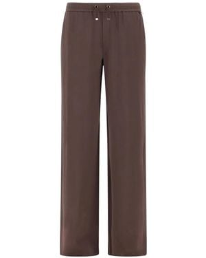 Herno Resort Straight Trousers - Brown